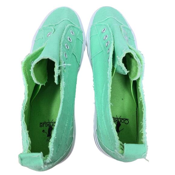 Corkys Footwear Babalu Casual Slip on Sneakers Distressed Black Women's 11 - Picture 4 of 6